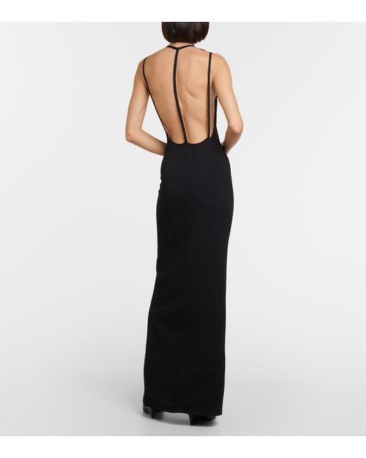 Khaite Black Maxikleid Teri