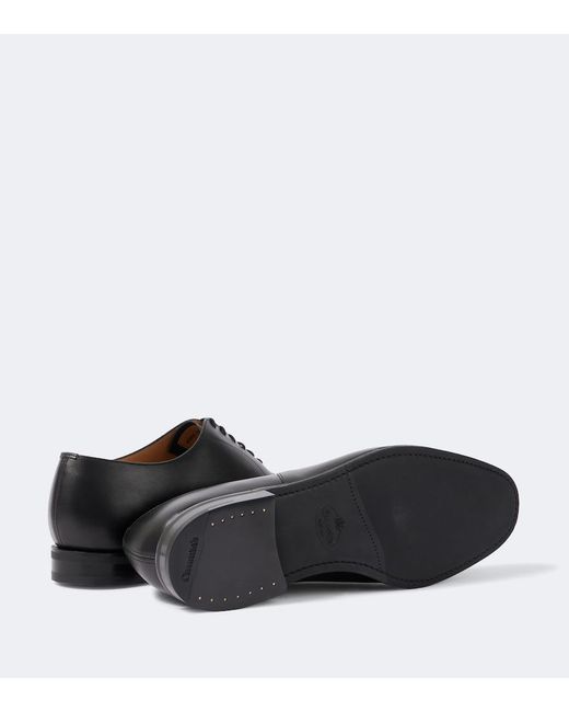 Church's Black Consul Leather Lace-Up Oxford Shoes for men