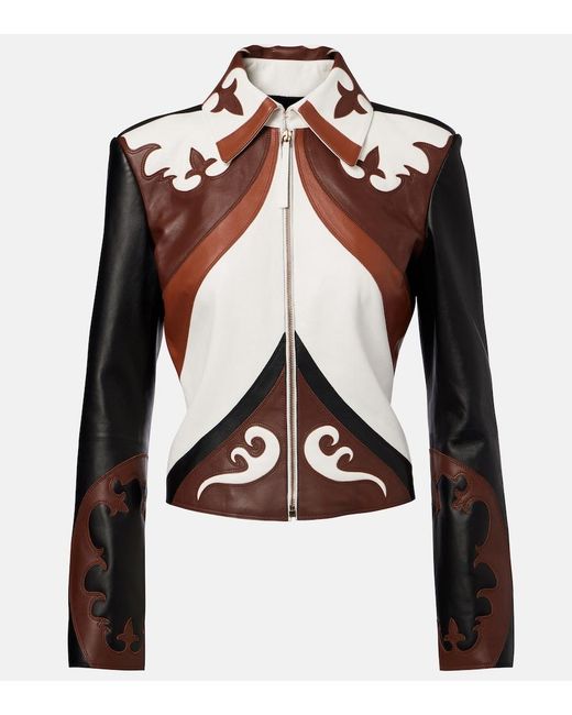Gabriela Hearst Black Albie Leather Jacket