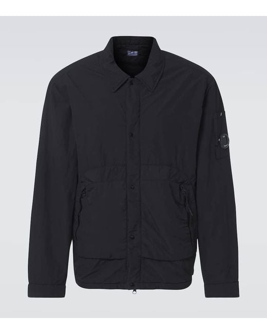C P Company Blue Technical Field Jacket for men