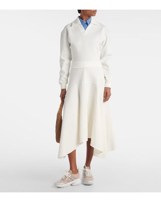Roger Vivier White Viv' Run Embellished Platform Sneakers
