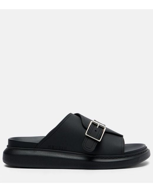McQueen Black Hybrid Sandals