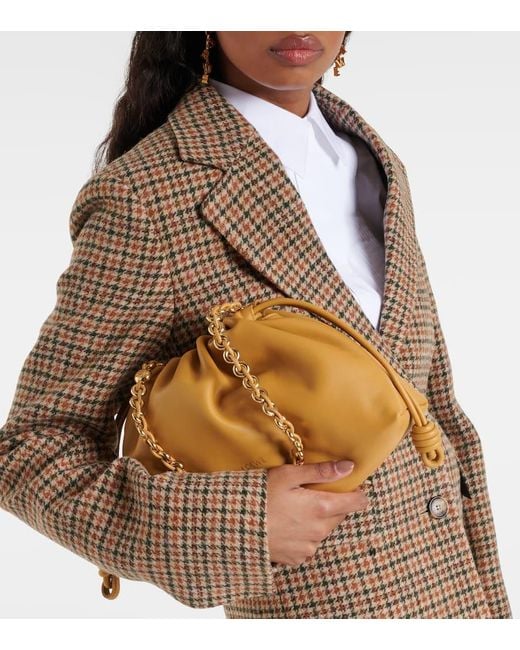 Loewe Orange Clutch Flamenco Aus Leder