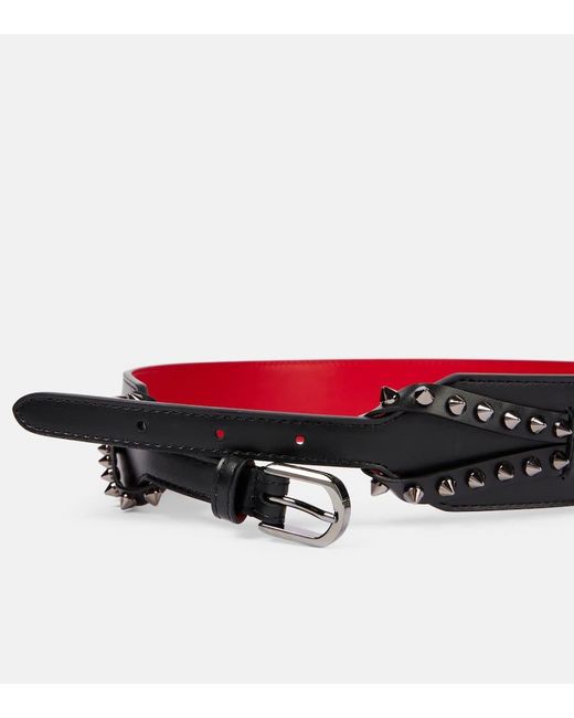 Ceinture Cabata En Cuir Christian Louboutin en coloris Red