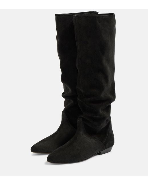 Botas Altas Sayla De Ante Isabel Marant de color Black