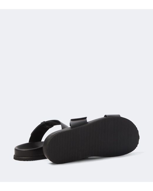 Ancient Greek Sandals Black Kimon Leather Sandals for men