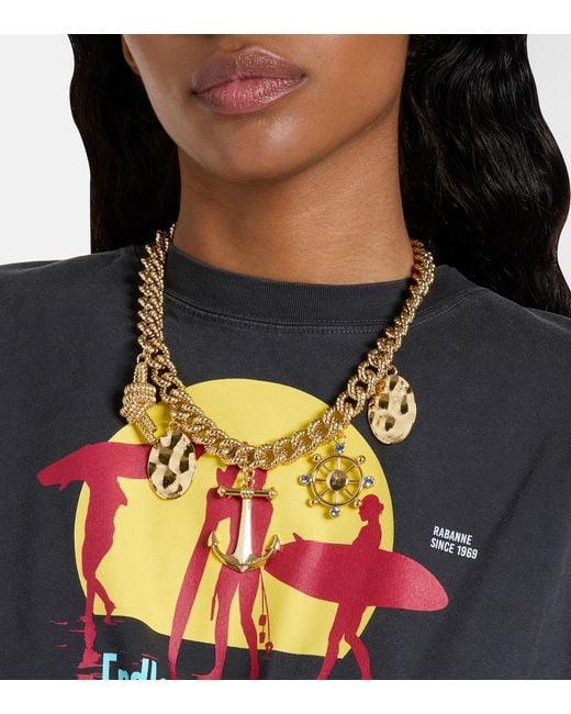 Collier Rabanne en coloris Metallic
