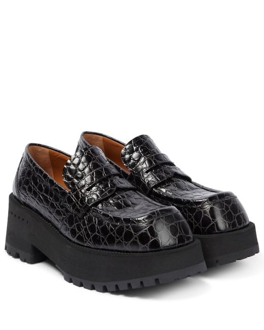 marni platform loafers