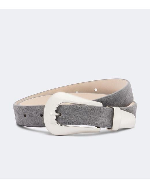 DEHANCHE Metallic Colette Suede Belt
