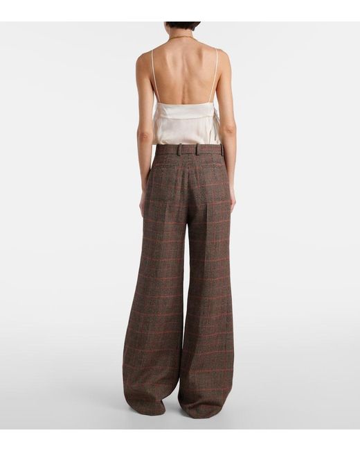Pantaloni Flared di Chloé in Brown