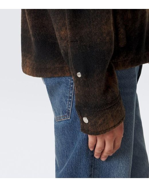 Moncler Black Archivio Checked Jacket for men