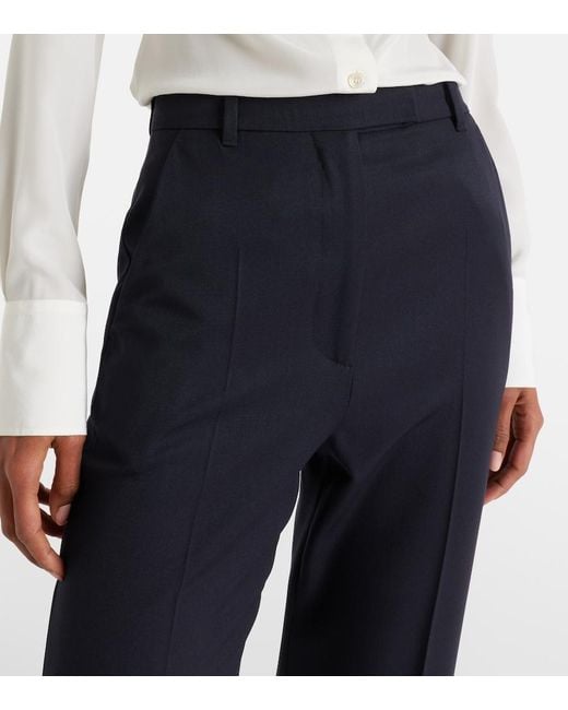 McQueen Blue Straight Pants