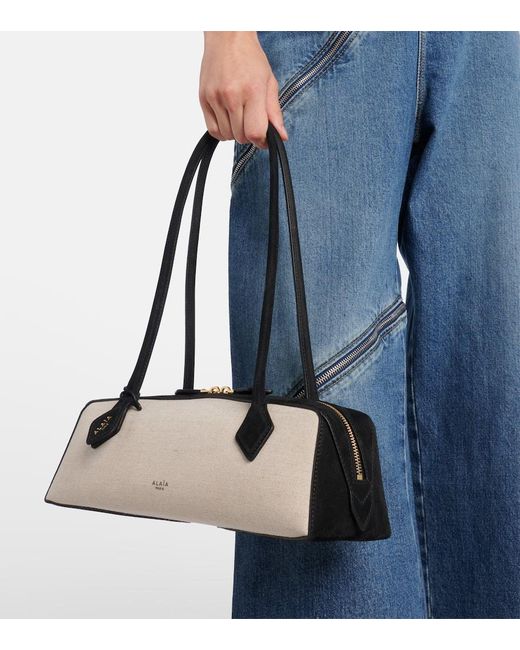 Borsa A Spalla Le Teckel Medium di Alaïa in Natural