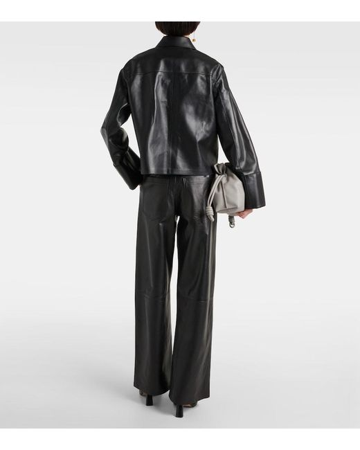 Loewe Black Leather Jacket
