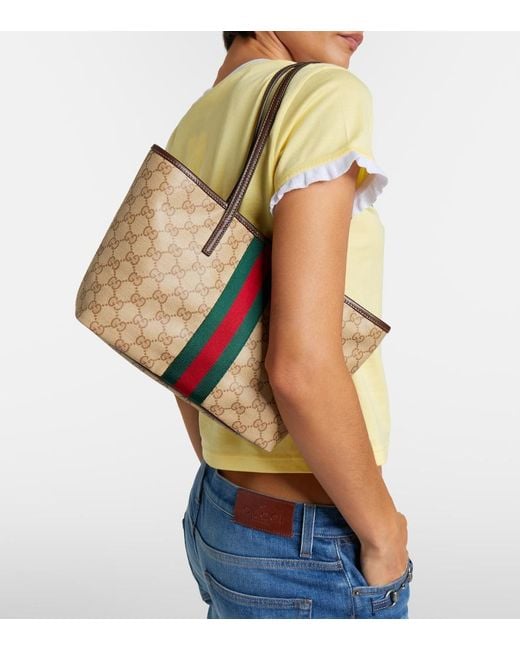 Shopper Tribeca Small di Gucci in Brown