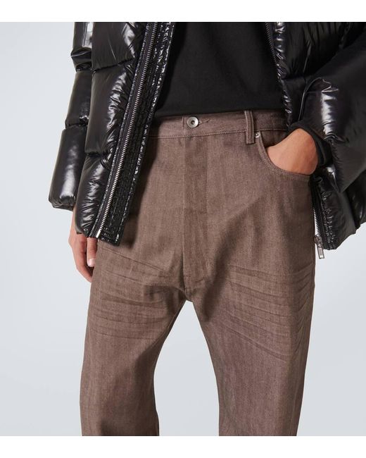 Rick Owens Brown Geth Wide-Leg Jeans for men