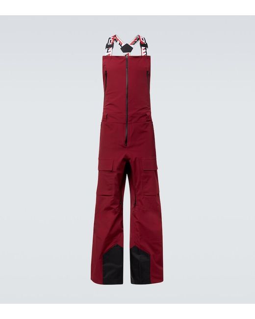 Aztech Mountain Red Hayden Ski Salopettes for men