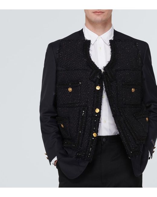 Junya Watanabe X Brooks Brothers Blazer aus Wolle in Black für Herren