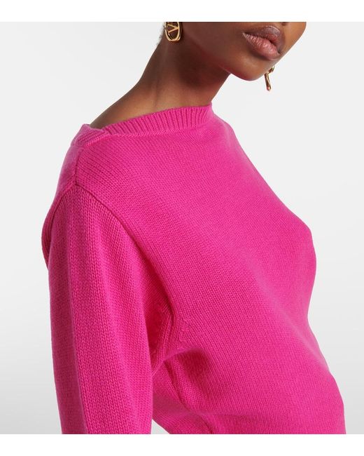 Valentino Pink Virgin Wool Sweater