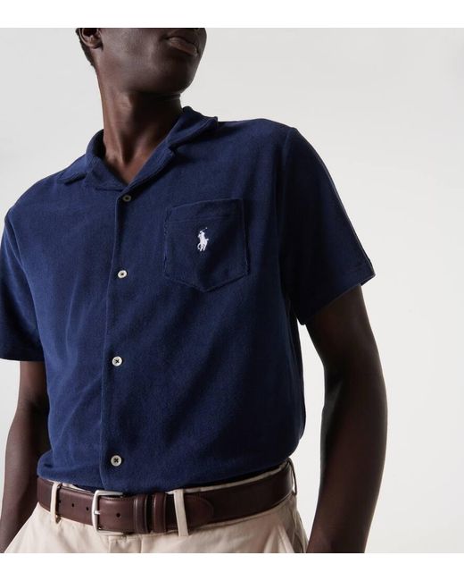 Polo Ralph Lauren Hemd aus Frottee in Blue für Herren