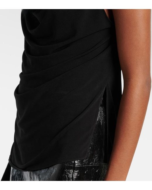 Coperni Black Feather-Detailing Top