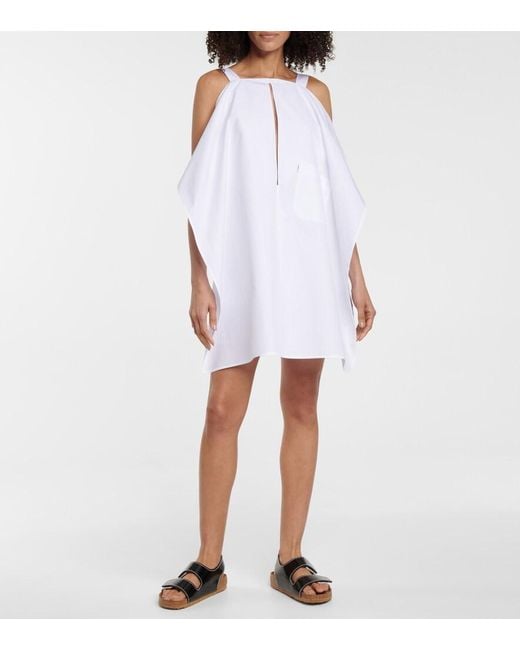 Coperni White Convertible Cotton Top