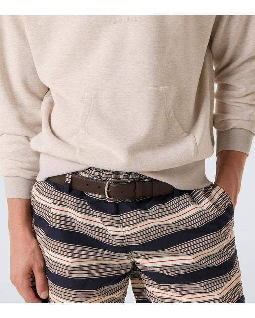 Prada Guertel Aus Saffiano-Leder in Brown für Herren