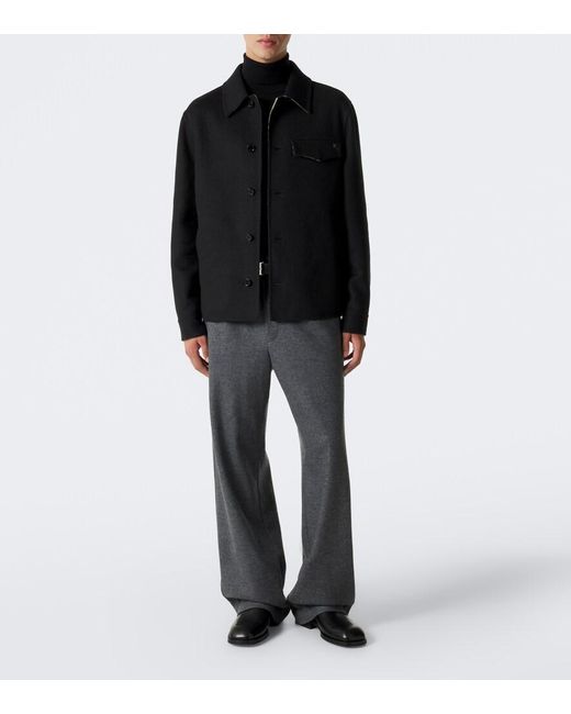 Burberry Black Wool Jacket for men