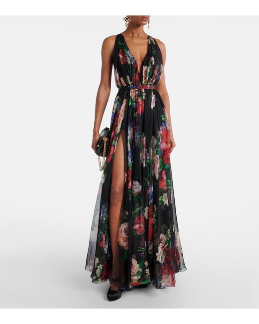 Dolce & Gabbana Black Long Dress