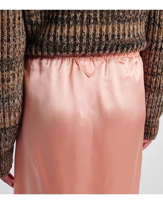 Prada Brown Wool And Cashmere Sweater