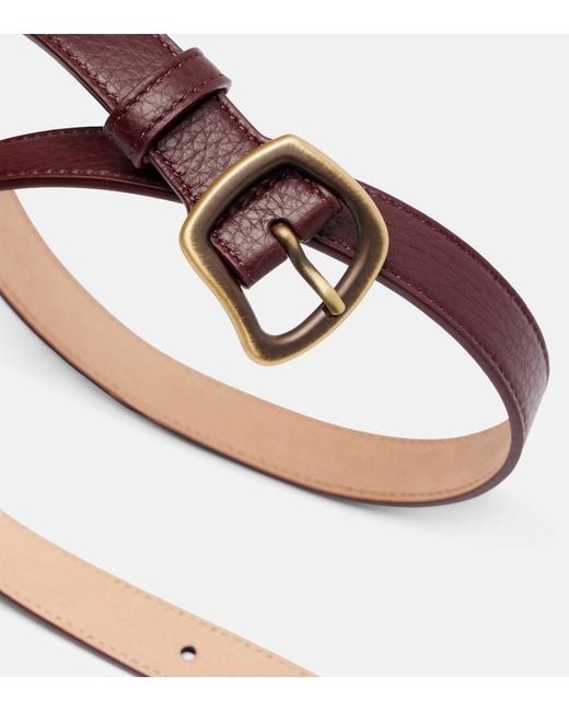 Gabriela Hearst Brown Simone Leather Belt