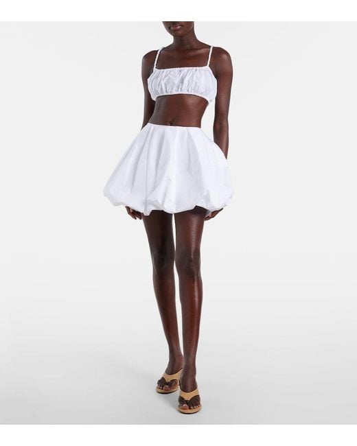 Alaïa White Bubble Skirt