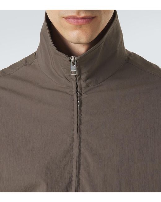 FRAME Brown Cotton-Blend Jacket for men