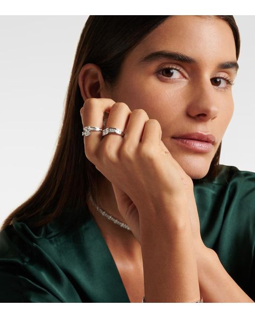 Anita Ko White Wave 18Kt Ring With Diamonds