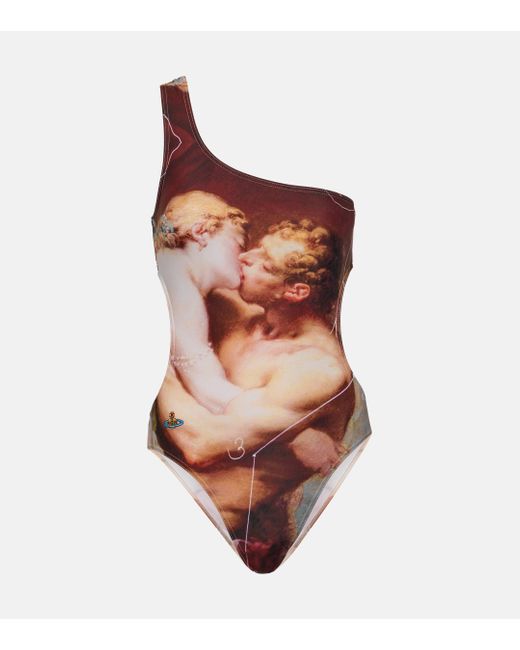 Maillot de bain The Kiss asymetrique Vivienne Westwood en coloris Brown
