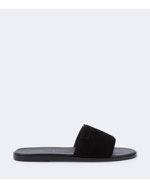 Tom Ford Black Suede Slides for men