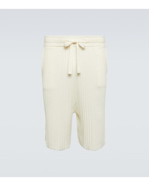 King & Tuckfield Natural Wool Shorts for men