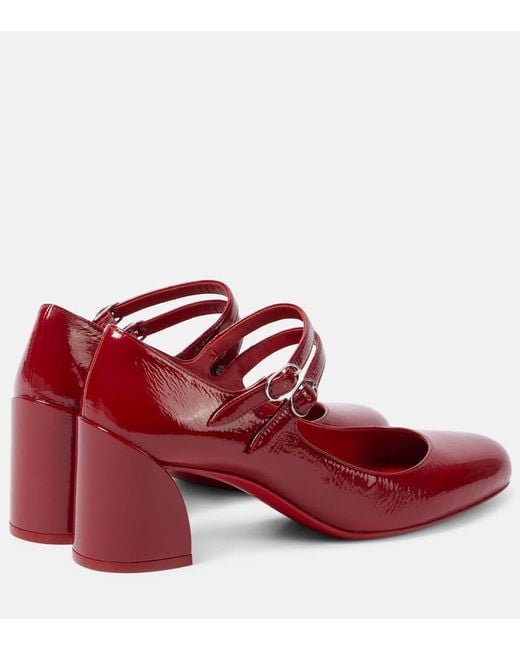 Pumps Miss Jane 55 di Christian Louboutin in Red