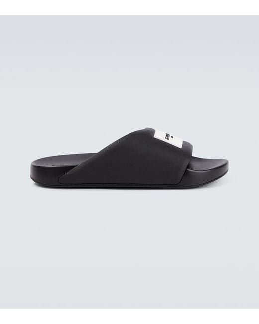 Mules A Logo Givenchy pour homme en coloris Black