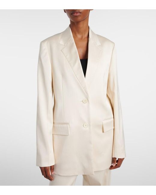 Totême Natural Satin Blazer