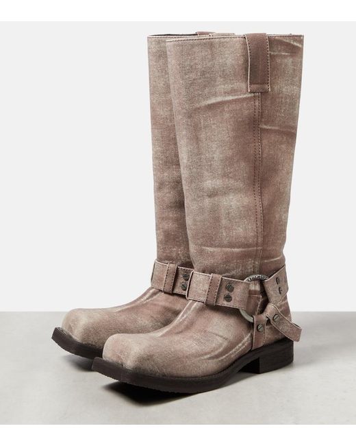 Acne Brown Balius Boots