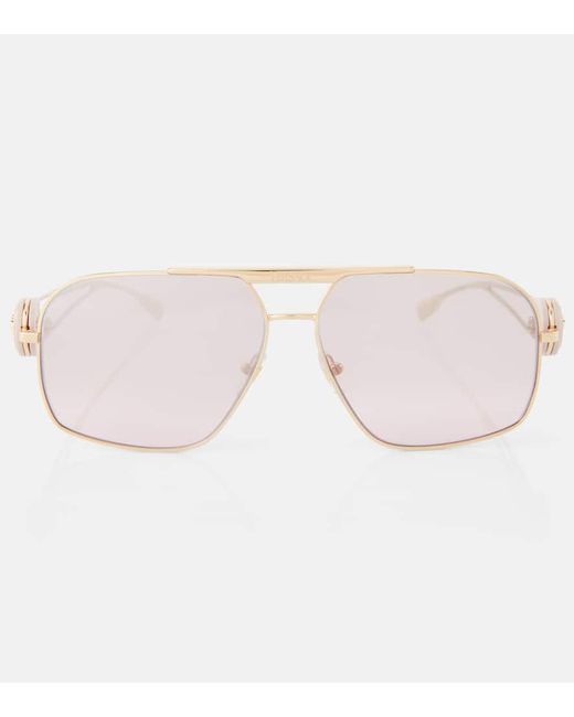 Versace Pink Aviator Sunglasses