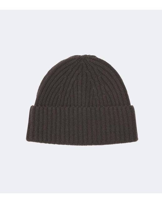 Lisa Yang Black Menton Ribbed-Knit Cashmere Beanie for men