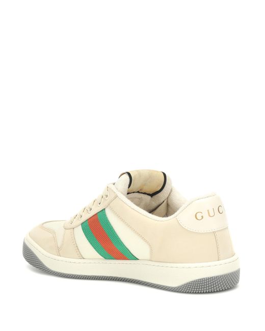 gucci screener leather sneaker