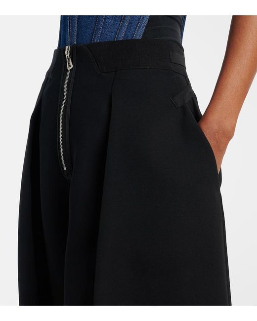Pantaloni A Gamba Larga di Jean Paul Gaultier in Black