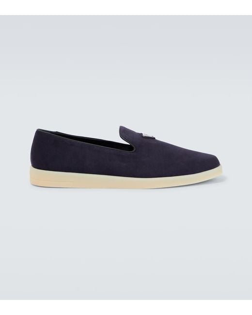 Prada Blue Loafers for men