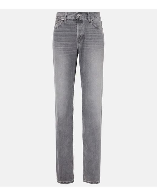 Jeans Regular A Vita Alta di Re/done in Gray