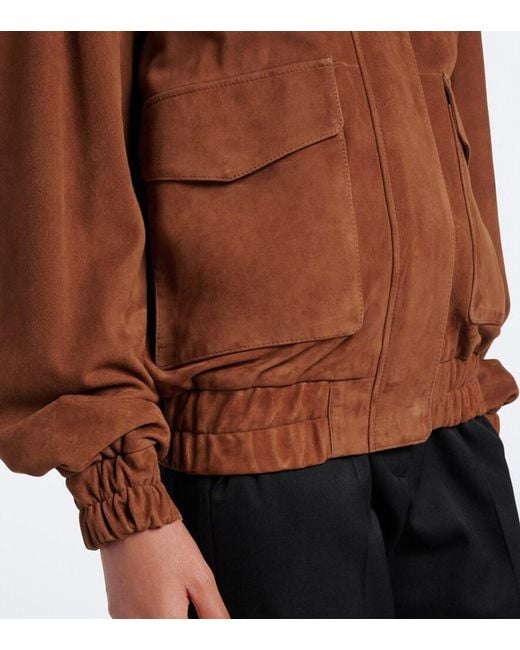 Arma Brown Halti Suede Blouson Jacket