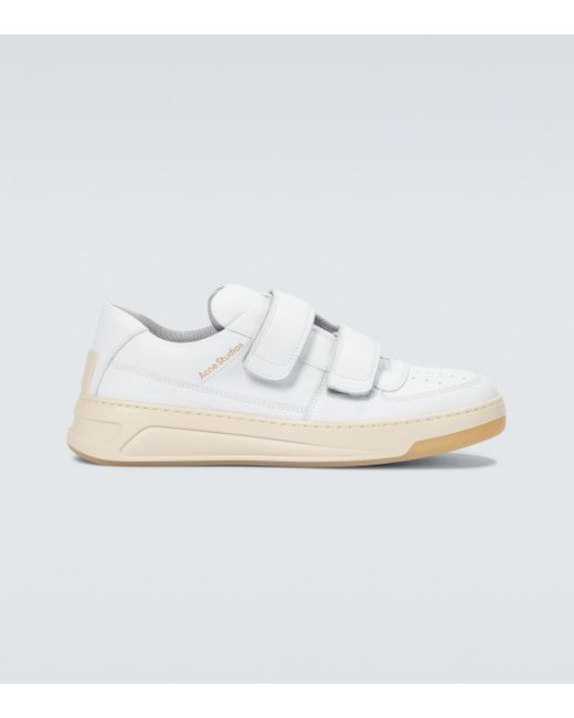 Acne White Low-top Velcro® Sneakers for men