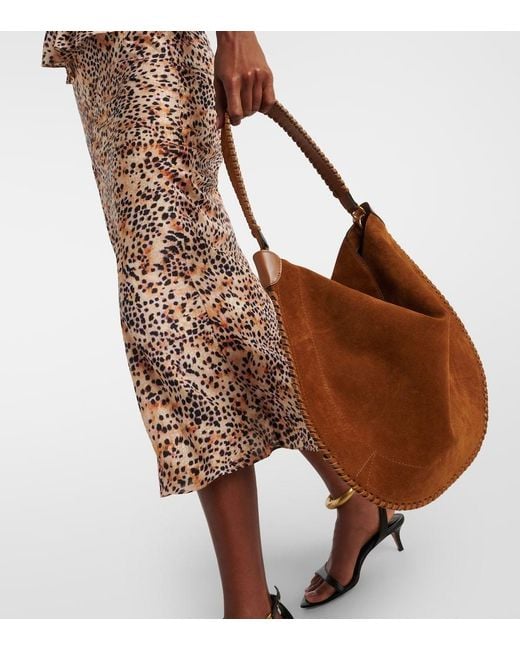 Isabel Marant Brown Oskan Hobo Soft Bag